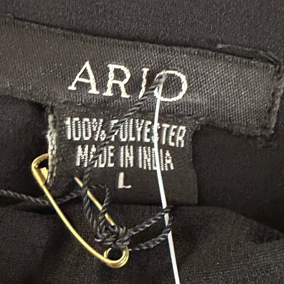 Ario NWT Black Paisley Beaded Embellished Lined Knee Length Skirt Large Holiday - Picture 14 of 16